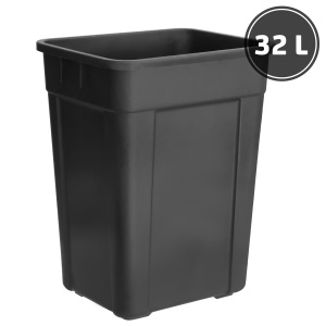 Trash bins and urns Garbage bin, black (32 l.)