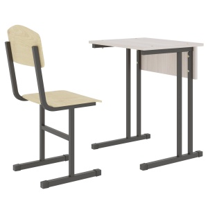 School furniture Single school desk + 1 chair