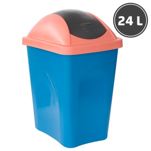 Trash bins and urns Garbage bin cap with valve 24 l. (color)
