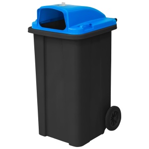 Plastic trash cans Waste bin combined (cover with window) (120 l)