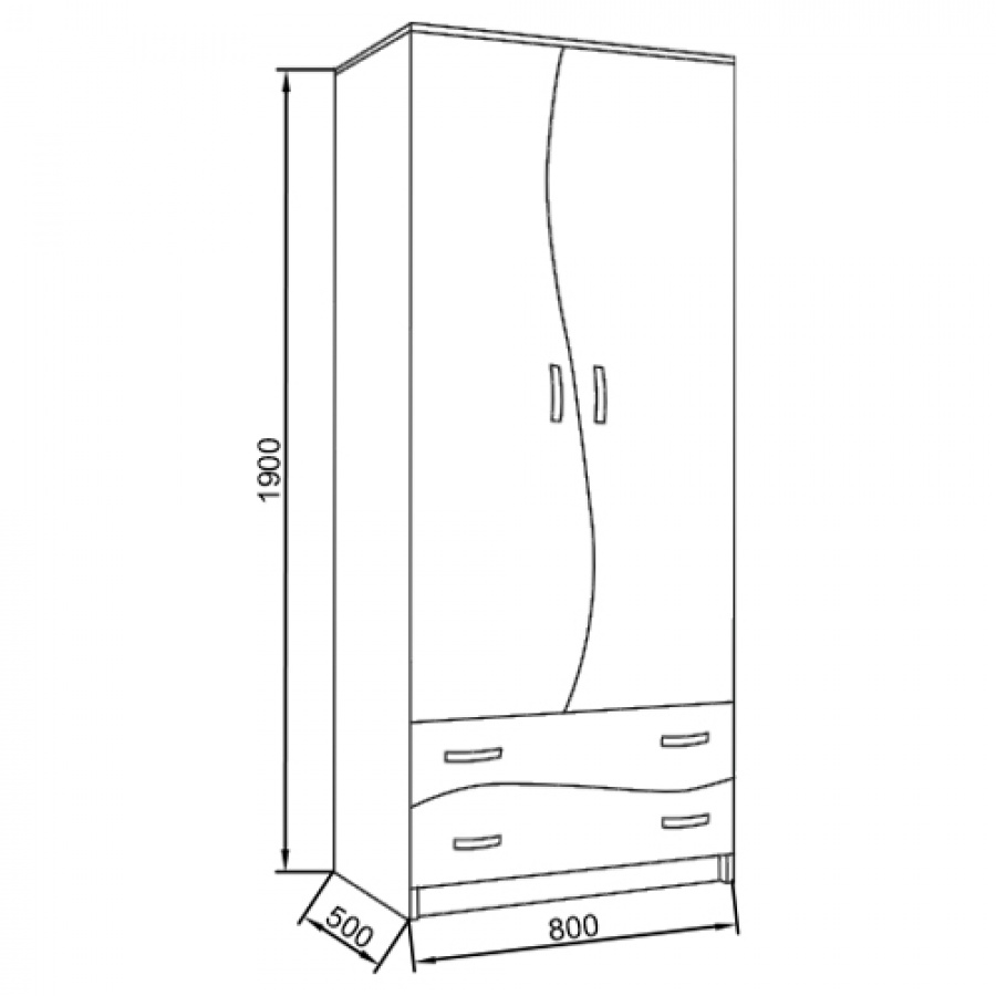 Шкаф для одежды джуниор