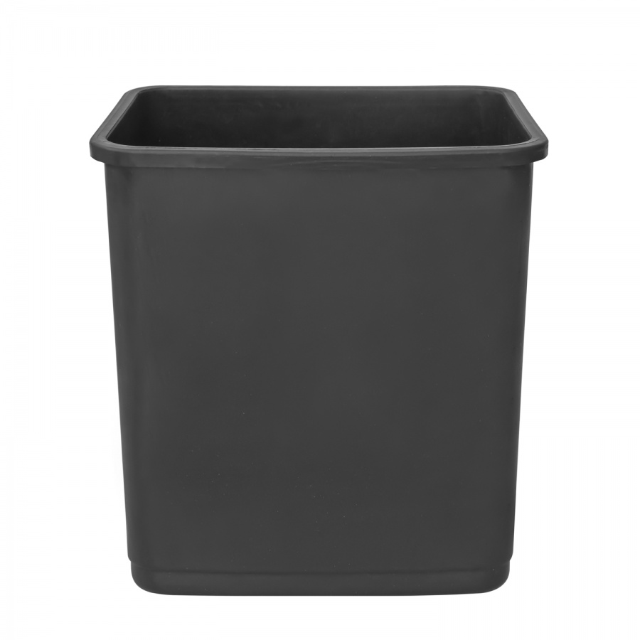 Ведро для мусора пластиковое, чёрное (7 л.)