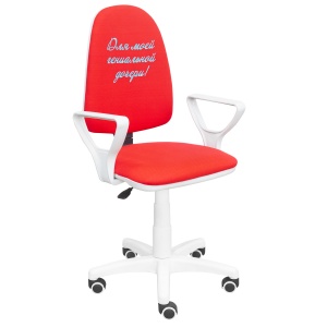 Классические компьютерные кресла Торино Н  + вышивка (изготовление на заказ)