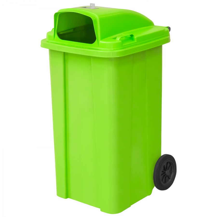Waste bin combined (cover with window) (120 l)