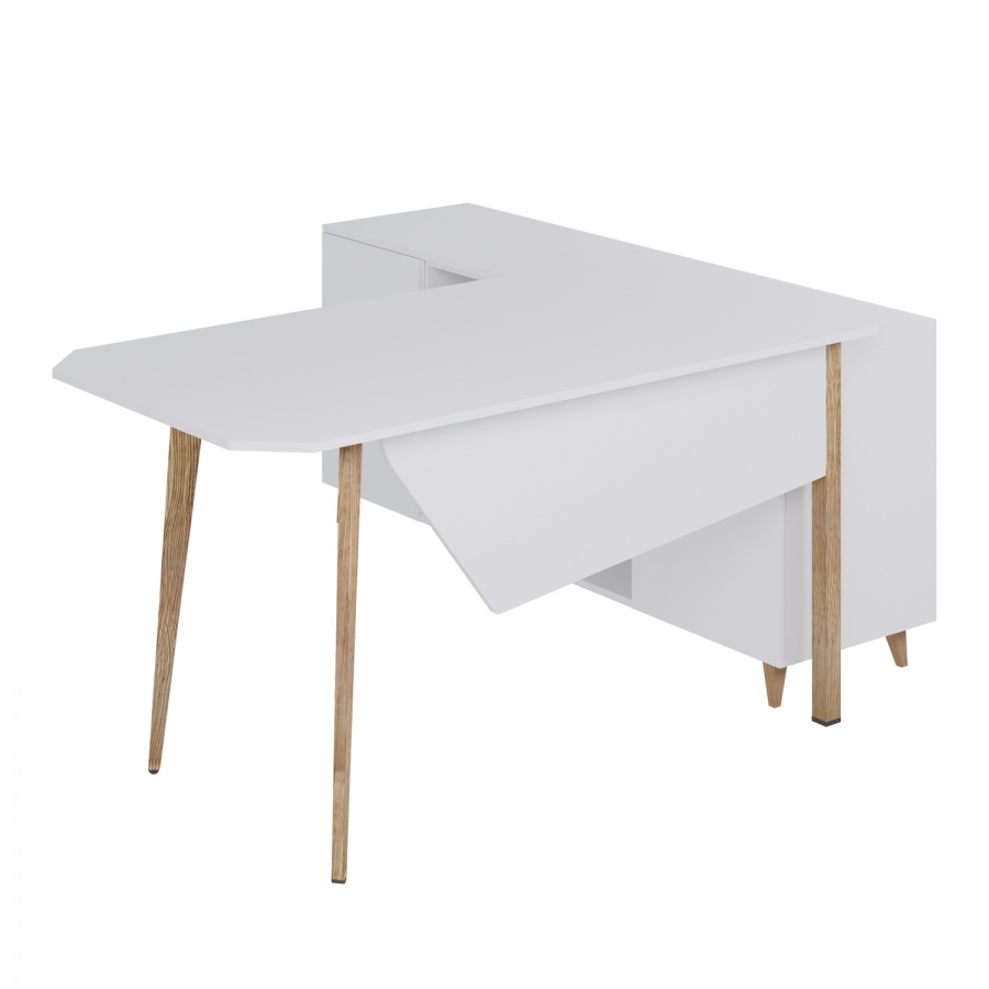 Table with a pedestal Garnet №2