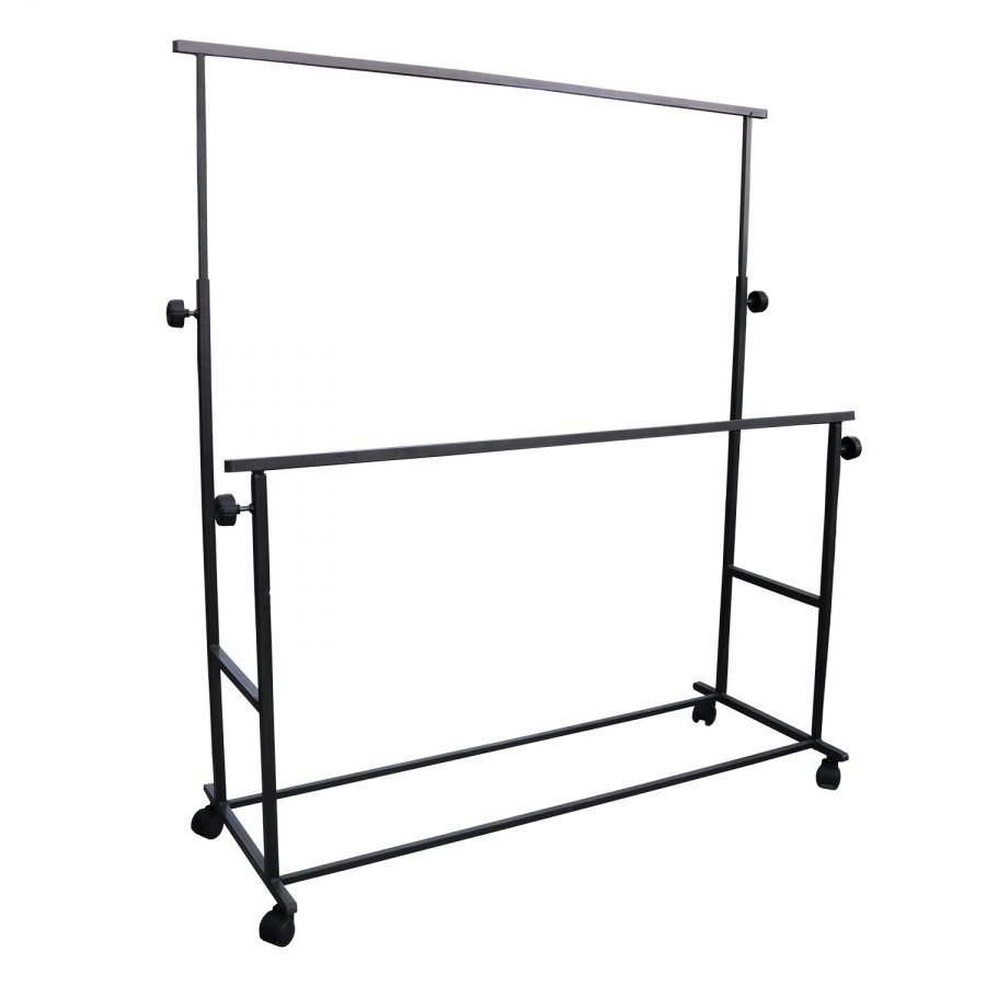Clothes rack, double (on wheels)